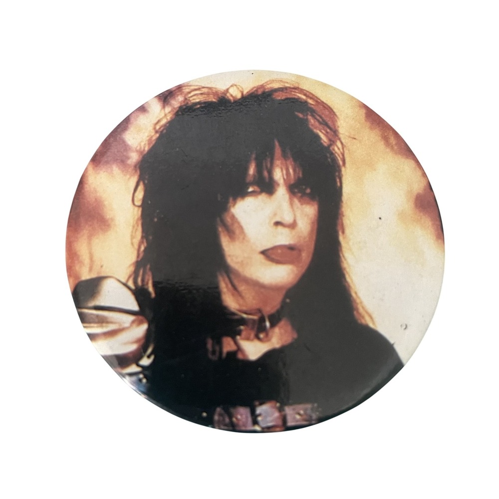 Vintage Motley Crue Pinback Button 2.25" 80s rock Badge Mick Mars 1983 SATD